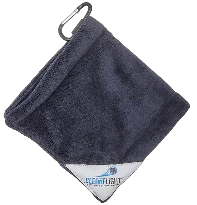 CLEAN FLIGHT Dual Layer Golf Ball Towel 5" x 5"