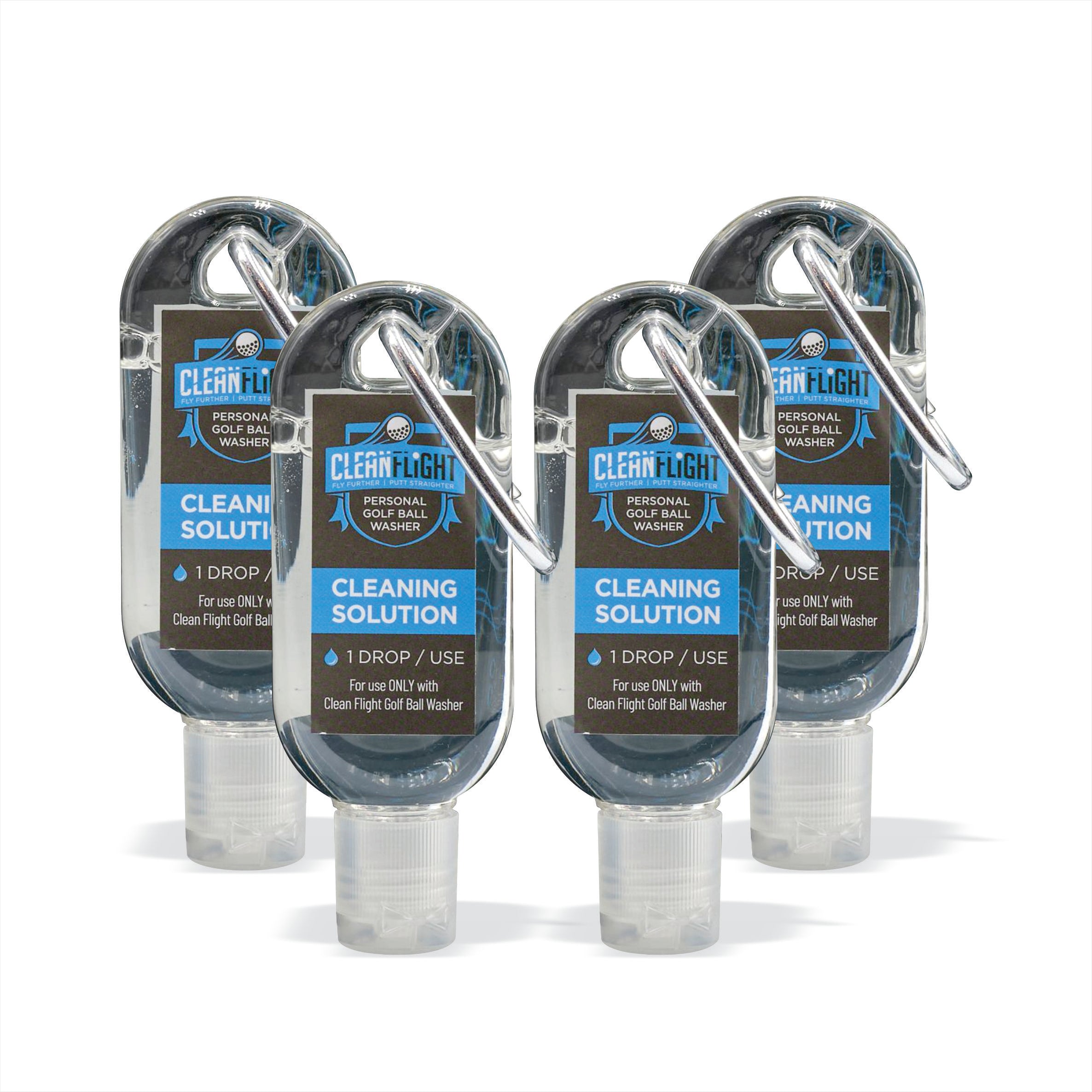 Clean Flight - Golf Ball & Club Head Washer Cleaning Solution. (2 Pack)