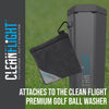 CLEAN FLIGHT Dual Layer Golf Ball Towel   5" x 5"