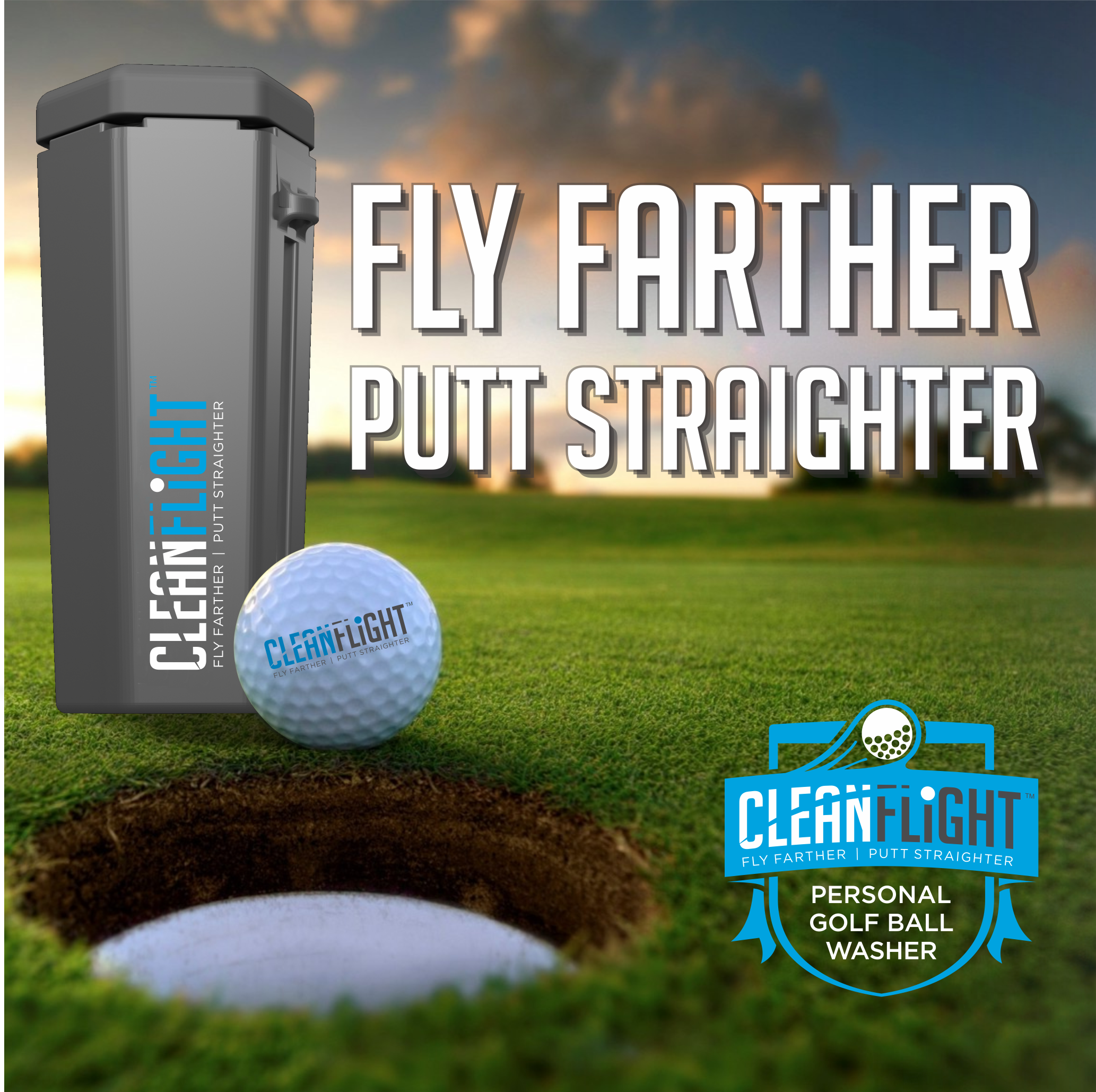 Tri-Fold Full Length Golf Towel