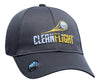 Clean Flight Premium Sweat Wicking Golf Cap - Grey