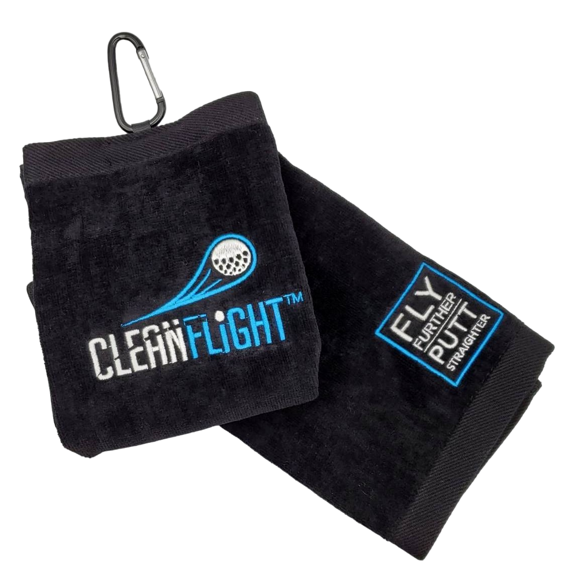 Tri-Fold Full Length Golf Towel