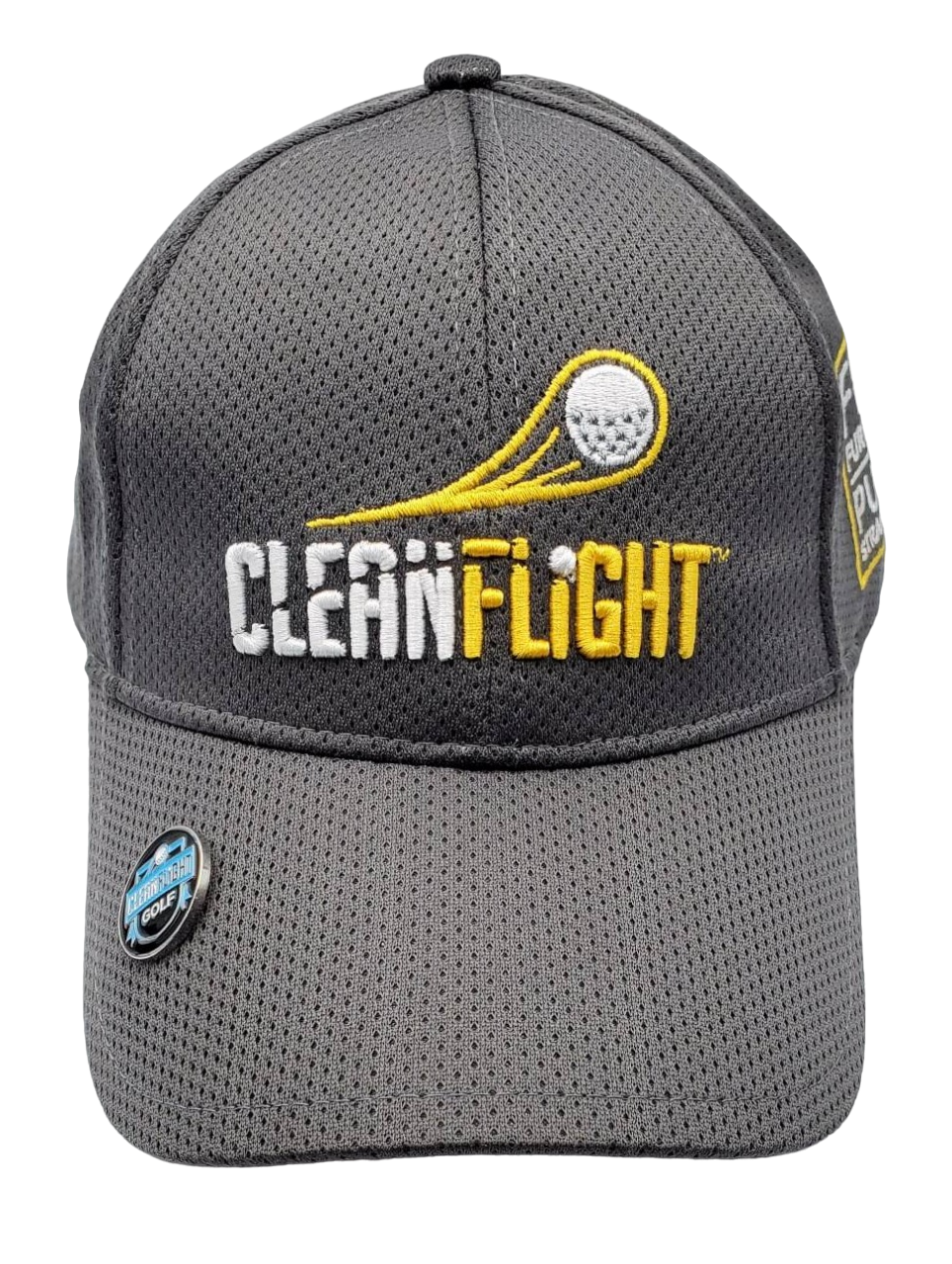 Clean Flight Premium Sweat Wicking Golf Cap - Grey – Clean Flight Golf